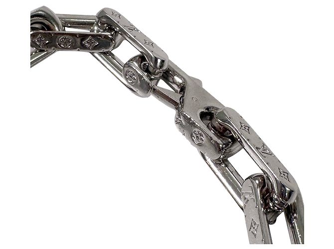 Louis Vuitton Bracelete de corrente Monogram Large Silver - vista 6