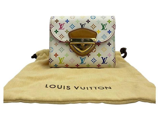Louis Vuitton Portafoglio Koala Monogram Multicolor Canvas White Pink - vista 11
