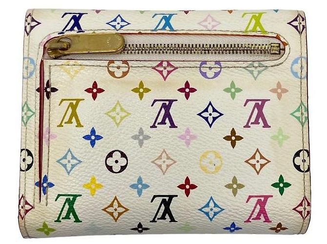 Louis Vuitton Portafoglio Koala Monogram Multicolor Canvas White Pink - vista 13