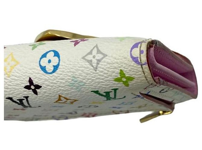 Louis Vuitton Portafoglio Koala Monogram Multicolor Canvas White Pink - vista 6