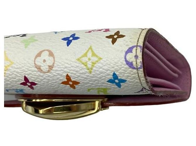 Louis Vuitton Portafoglio Koala Monogram Multicolor Canvas White Pink - vista 7