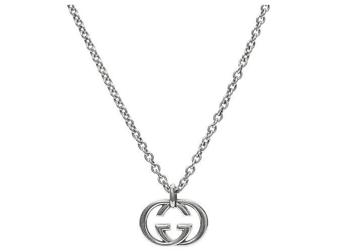 Gucci Collana intrecciata in argento - vista 2