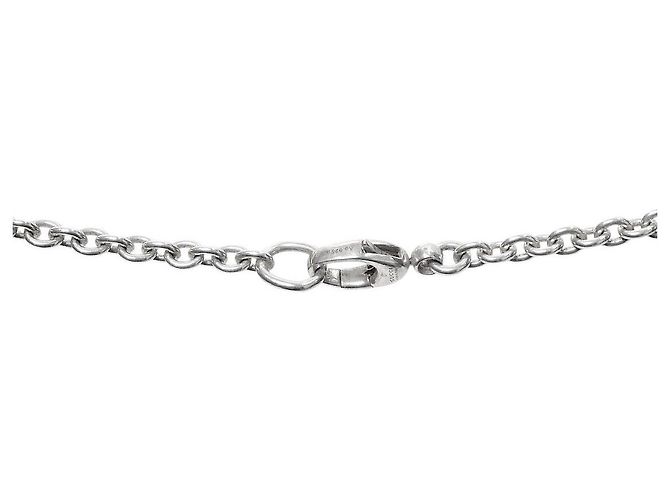 Gucci Collana intrecciata in argento - vista 3