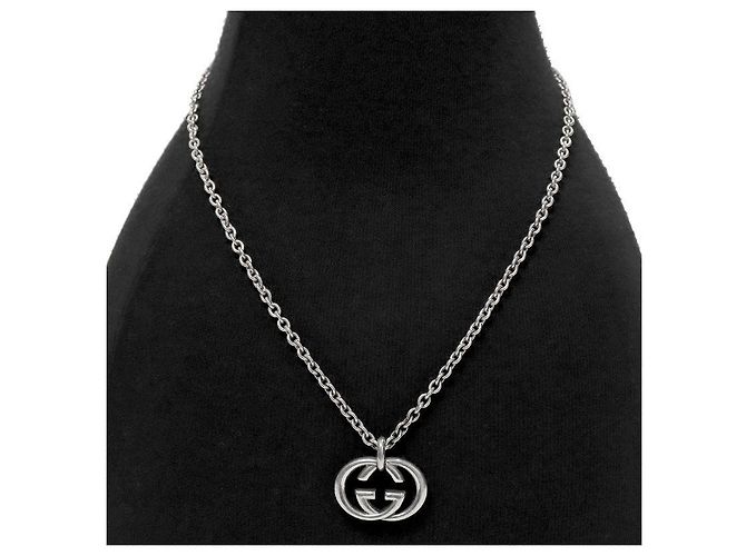 Gucci Collana intrecciata in argento - vista 5