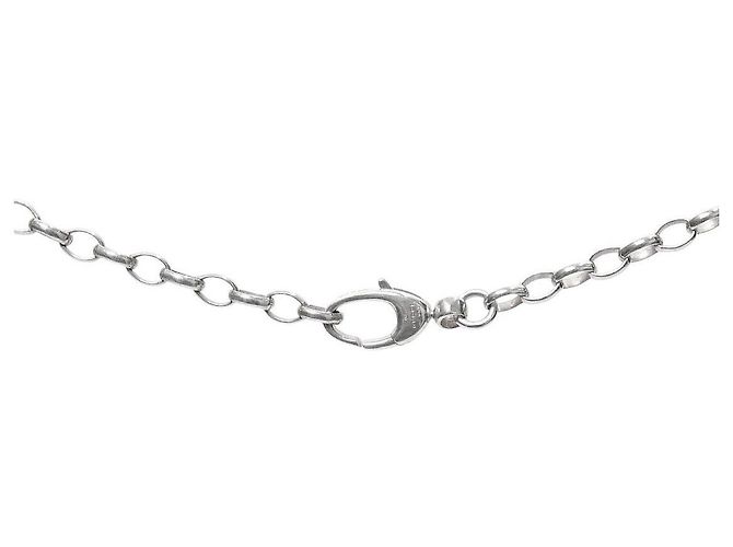 Gucci Collana in Argento a Cerchi Intrecciati - vista 3