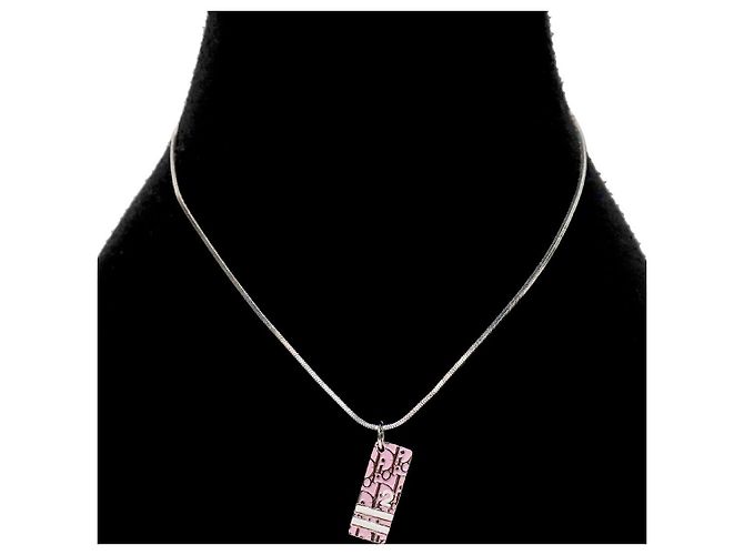 Dior Collier Argent Pink Trotter - vue 5