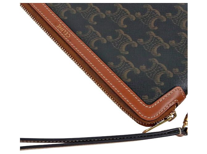 Céline Triomphe Long Pouch mit Riemen - Ansicht 8
