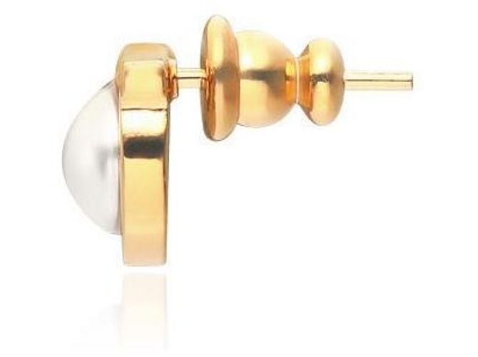 Salvatore Ferragamo Orecchini Gancini Pearl - vista 4