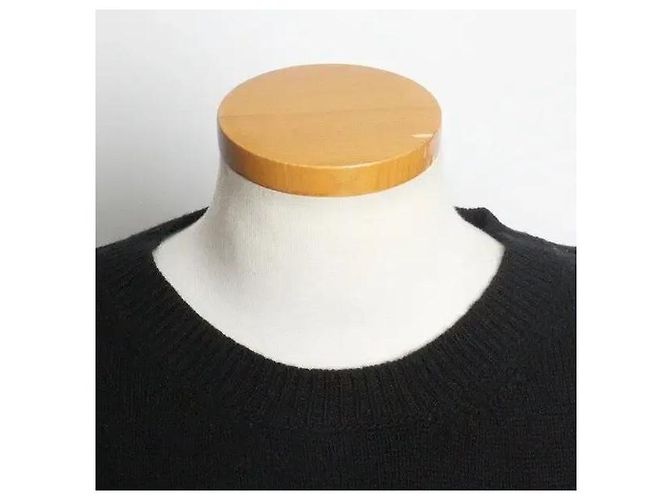 Moncler Logo Wollpullover Schwarz - Ansicht 6