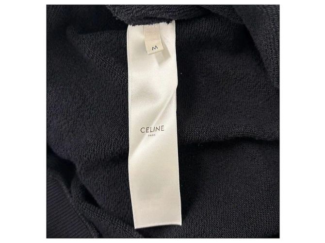 Céline Weiter Hoodie aus Baumwoll-Fleece - Ansicht 5