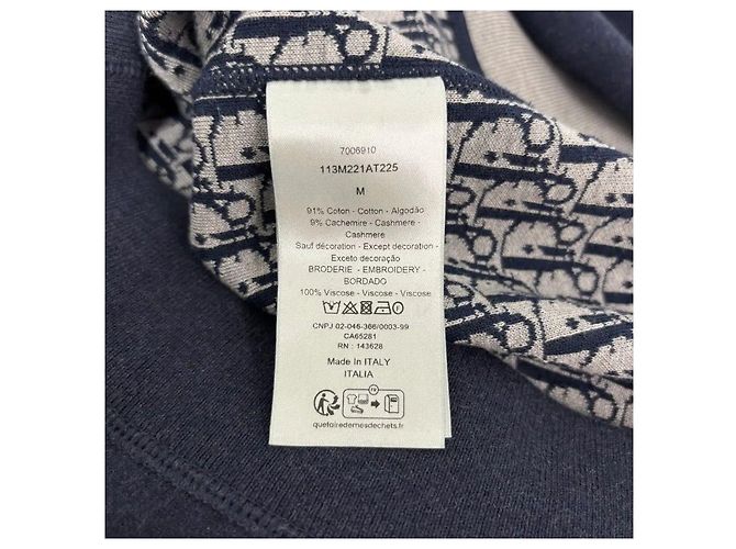 Dior Oblique Kapuzenjacke aus Kaschmir - Ansicht 6