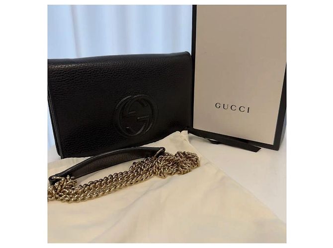 Gucci Borsa a tracolla Soho in pelle - vista 5