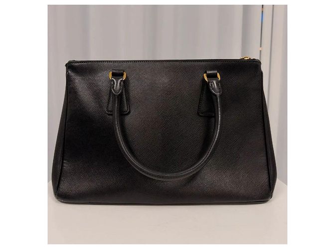 Prada Picca Borsa Tote in Pelle Saffiano - vista 2