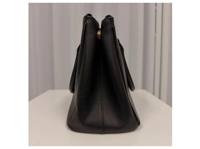 Prada Picca Borsa Tote in Pelle Saffiano - vista 4