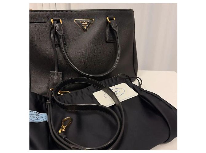 Prada Picca Borsa Tote in Pelle Saffiano - vista 5