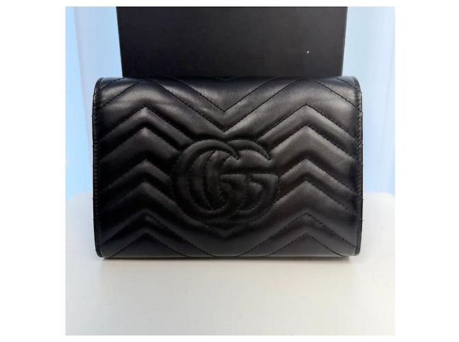 Gucci Borsa a spalla con catena GG Marmont Matelassé - vista 2