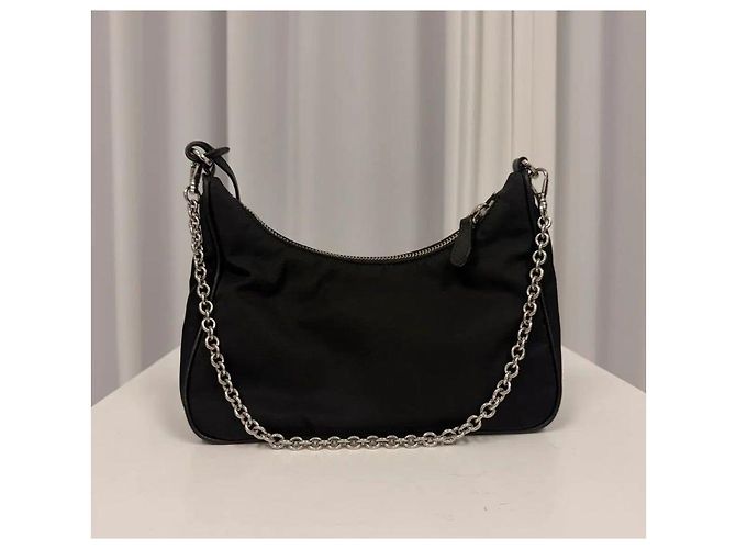 Prada Borsa Hobo in Re-Nylon Tessuto - vista 2