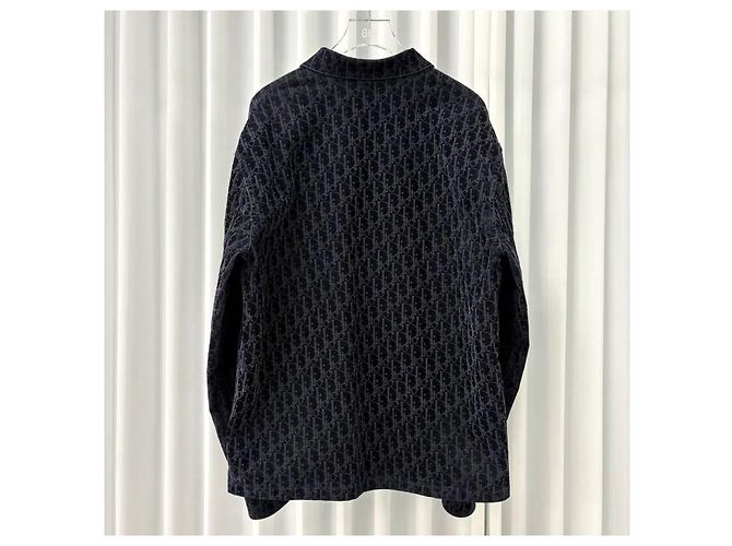 Dior Samthemd Navy Blau - Ansicht 2