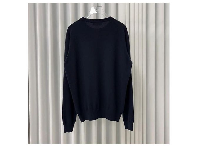 Loro Piana Baby Cashmere Strickpullover Navy - Ansicht 2