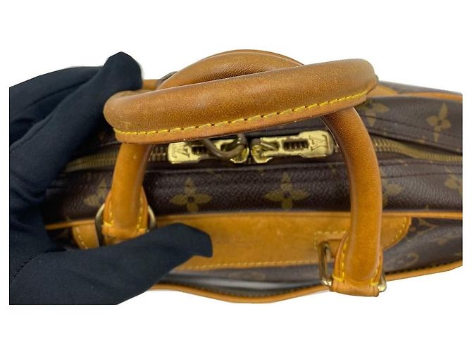 Louis Vuitton Borsa Tote Trouville Monogram Canvas Brown - vista 10