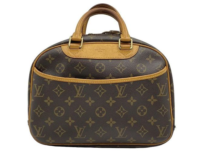 Louis Vuitton Borsa Tote Trouville Monogram Canvas Brown - vista 11