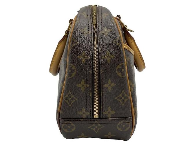 Louis Vuitton Borsa Tote Trouville Monogram Canvas Brown - vista 13