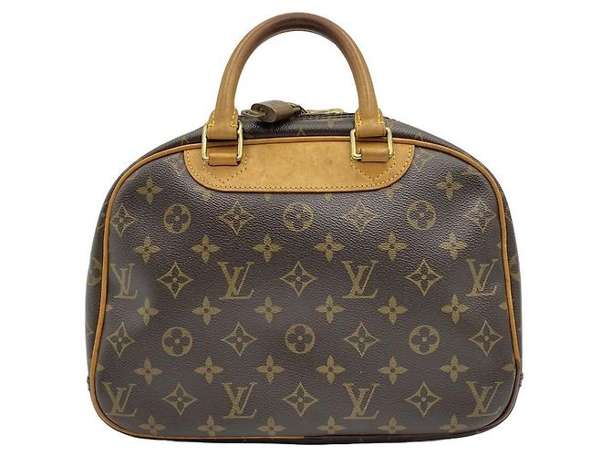 Louis Vuitton Borsa Tote Trouville Monogram Canvas Brown - vista 14