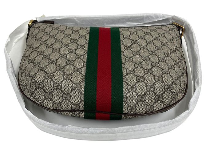 Gucci Borsa a tracolla hobo Ophidia GG Small Half Moon - vista 5