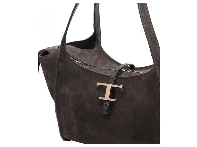 Tod's Bolsa de Ombro Pequena Timeless em Camurça - vista 6