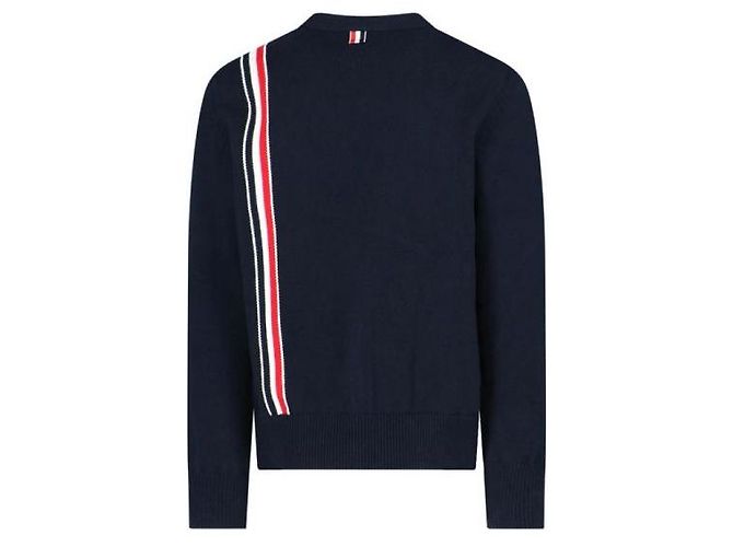 Thom Browne RWB Streifen-Intarsia-Baumwollcardigan - Ansicht 4