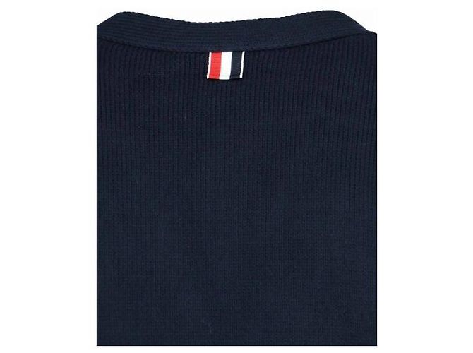 Thom Browne RWB Streifen-Intarsia-Baumwollcardigan - Ansicht 7