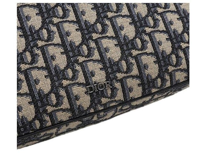 Dior Borsa Clutch con Tracolla Oblique Jacquard - vista 10