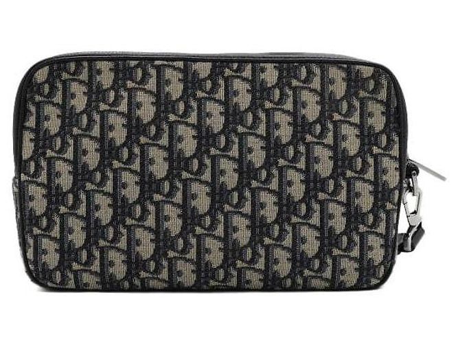 Dior Borsa Clutch con Tracolla Oblique Jacquard - vista 4