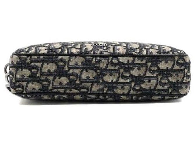 Dior Borsa Clutch con Tracolla Oblique Jacquard - vista 6
