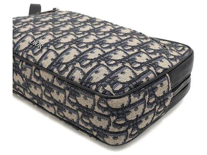 Dior Borsa Clutch con Tracolla Oblique Jacquard - vista 7