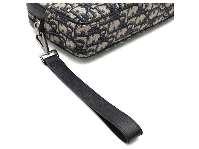 Dior Borsa Clutch con Tracolla Oblique Jacquard - vista 9
