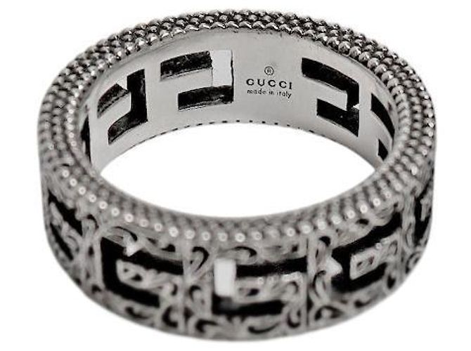 Anello Gucci Square G in argento - vista 4
