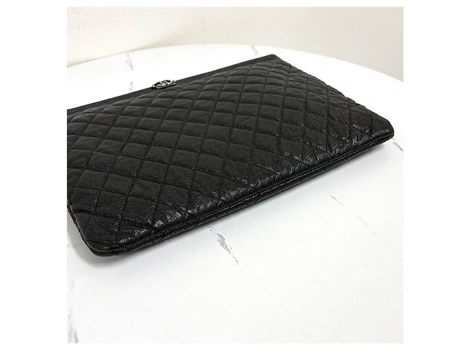 Chanel Clutch Boy Nera Large - vista 8