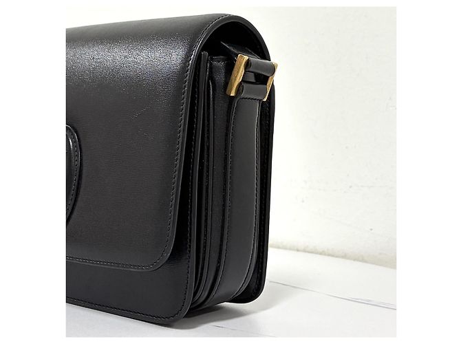 Autre Marque Borsa a Tracolla Saddle Small Crossbody Nera - vista 11