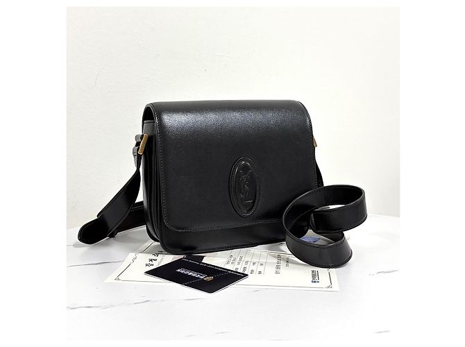 Autre Marque Borsa a Tracolla Saddle Small Crossbody Nera - vista 5