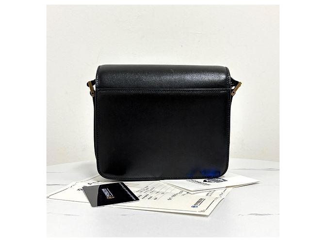 Autre Marque Borsa a Tracolla Saddle Small Crossbody Nera - vista 6
