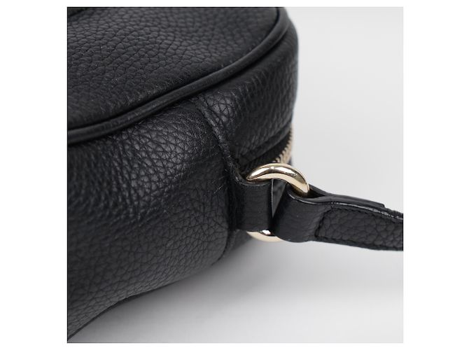 Gucci Borsa a tracolla in pelle Disco Soho Nera - vista 10