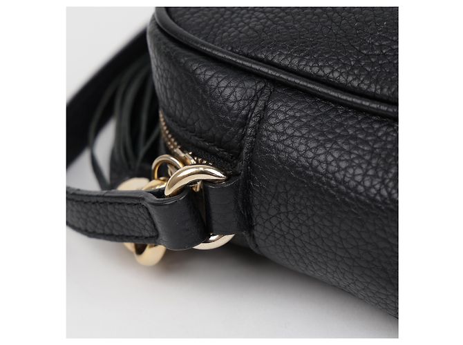 Gucci Borsa a tracolla in pelle Disco Soho Nera - vista 13