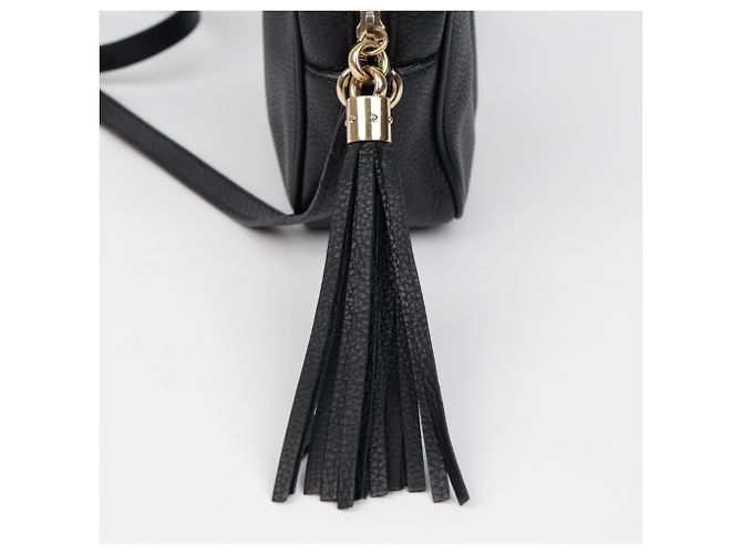 Gucci Borsa a tracolla in pelle Disco Soho Nera - vista 21