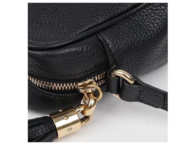 Gucci Borsa a tracolla in pelle Disco Soho Nera - vista 22