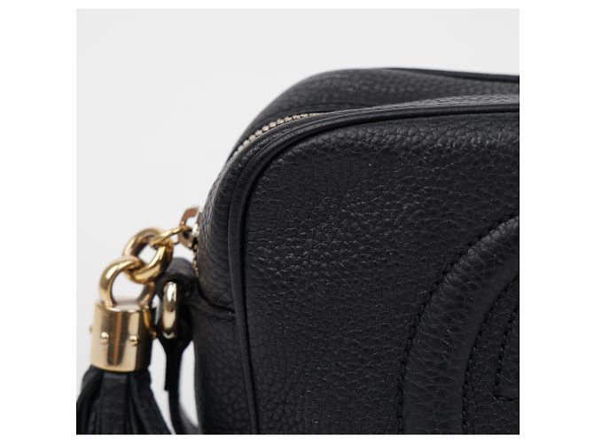 Gucci Borsa a tracolla in pelle Disco Soho Nera - vista 4