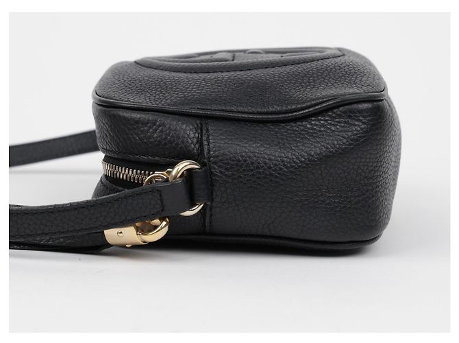 Gucci Borsa a tracolla in pelle Disco Soho Nera - vista 7