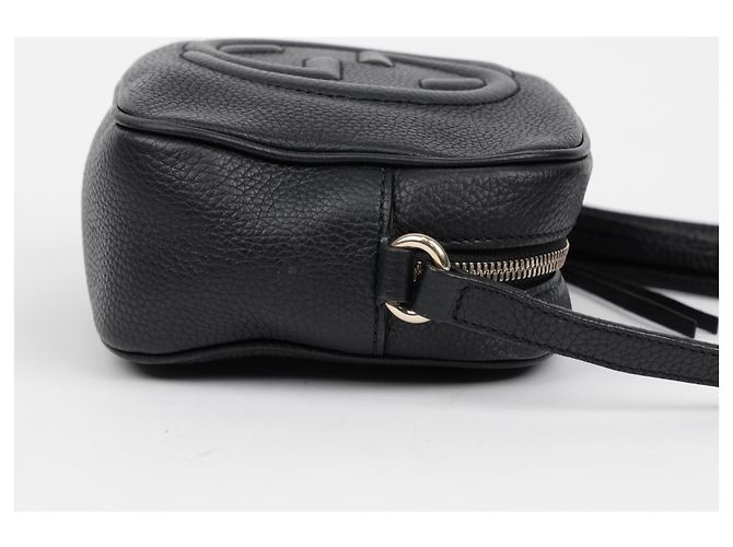 Gucci Borsa a tracolla in pelle Disco Soho Nera - vista 9
