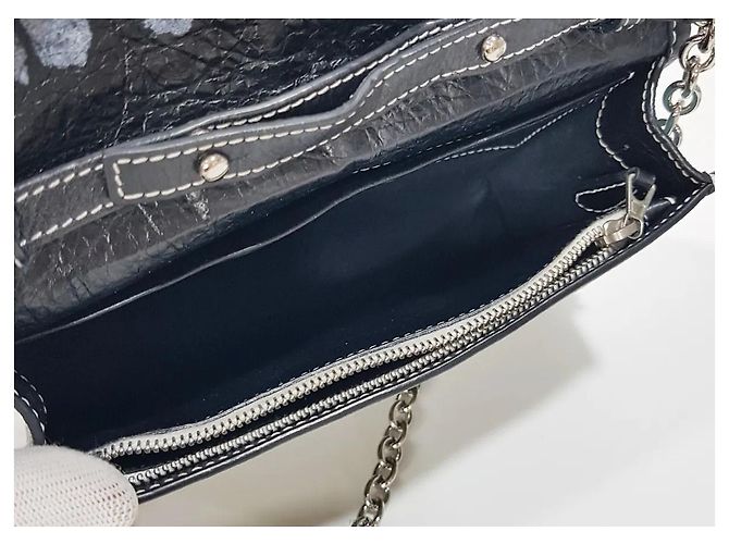 Balenciaga Borsa a tracolla con catena Graffiti Bazaar - vista 9