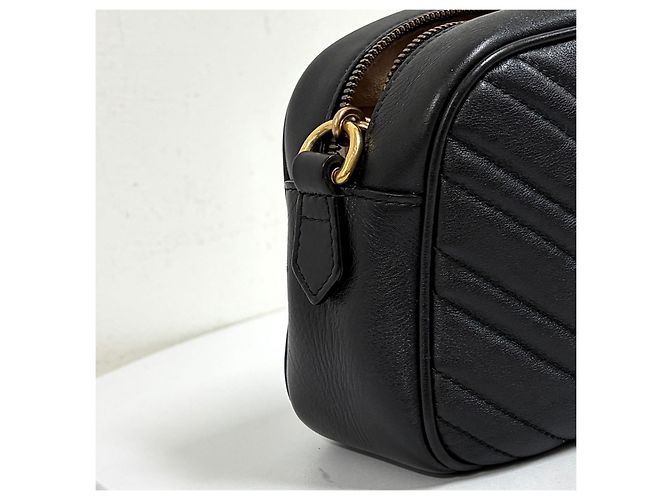 Gucci Picca borsa a tracolla e crossbody con catena nera - vista 8